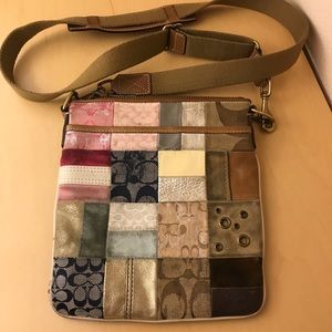 Patchwork Coach Crossbody